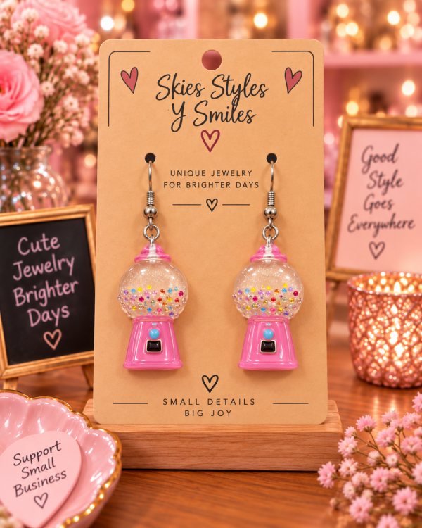 Gumball Machine Earrings